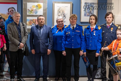 Открытие выставки работ  художника-иллюстратора Евгении Ивановны Стерлиговой _DSC7948